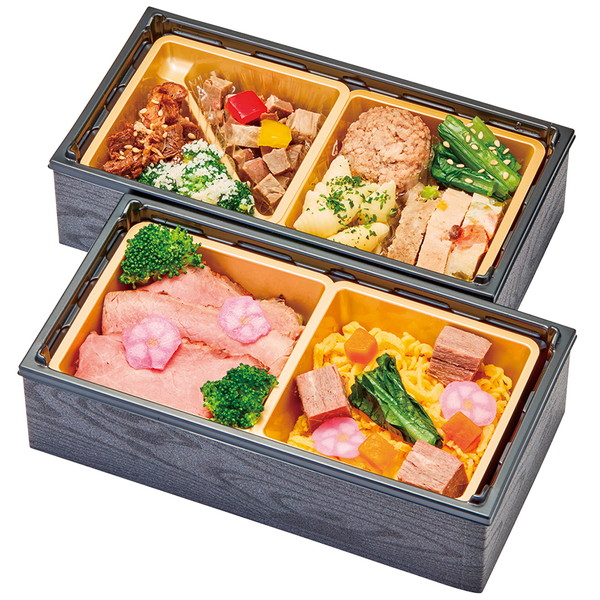 [ホットドック] コミフデリ　お肉のおせち料理二段重(コミフ76)