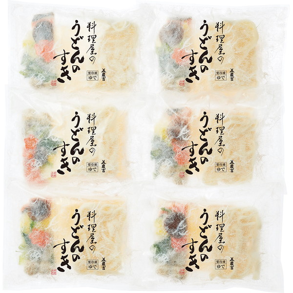 [京料理　美濃吉] うどんのすき(美吉うどん7)