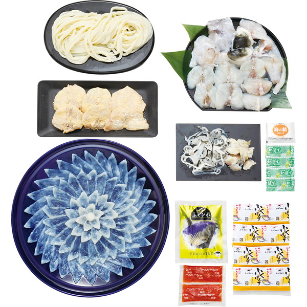 [ふく太郎本部] ふく料理にぎわいフルコース（４人前）(25Ｔ)