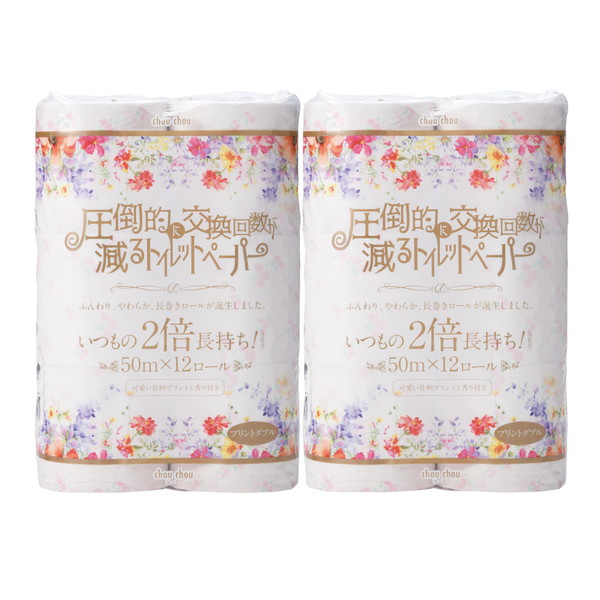 シュシュ トイレットペーパー 12ロール×2パック