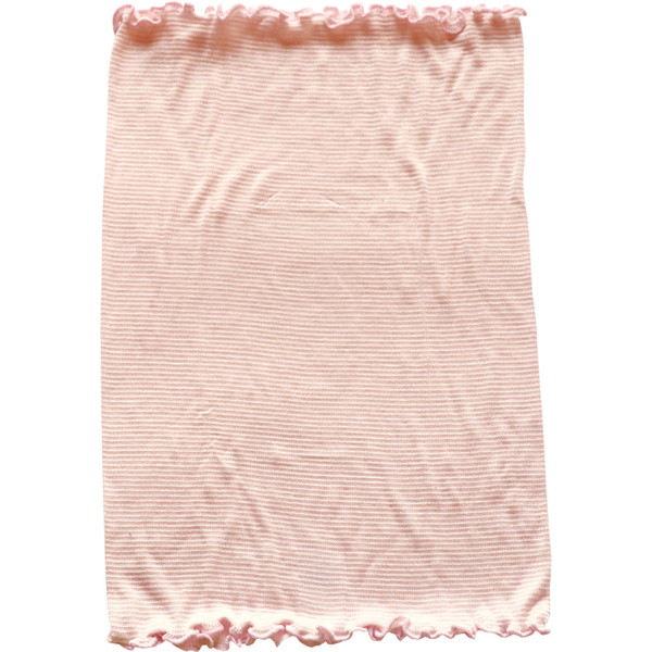 極薄 2mm のびのびシルク腹巻 ロング 桜色