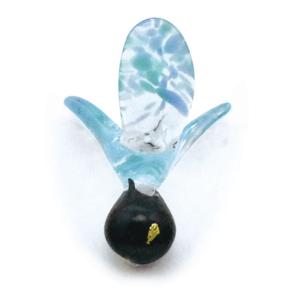 粋工房 はね箸置き 青