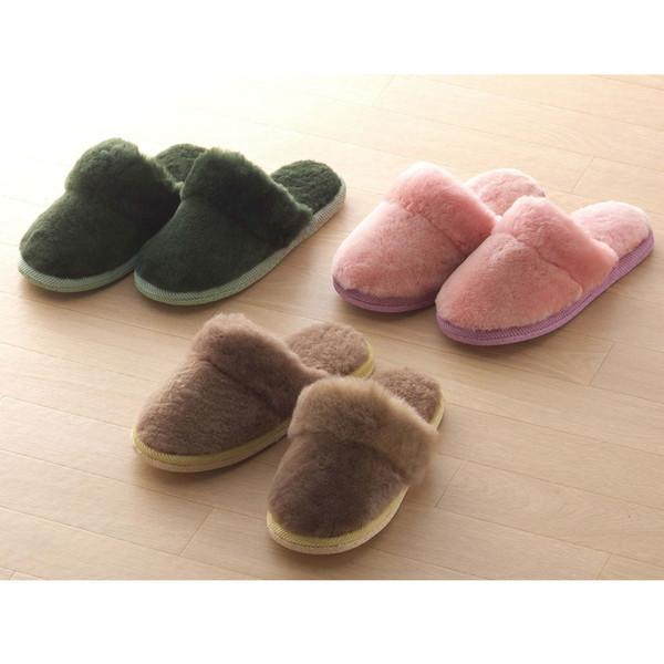 ムートンスリッパ (3足組)