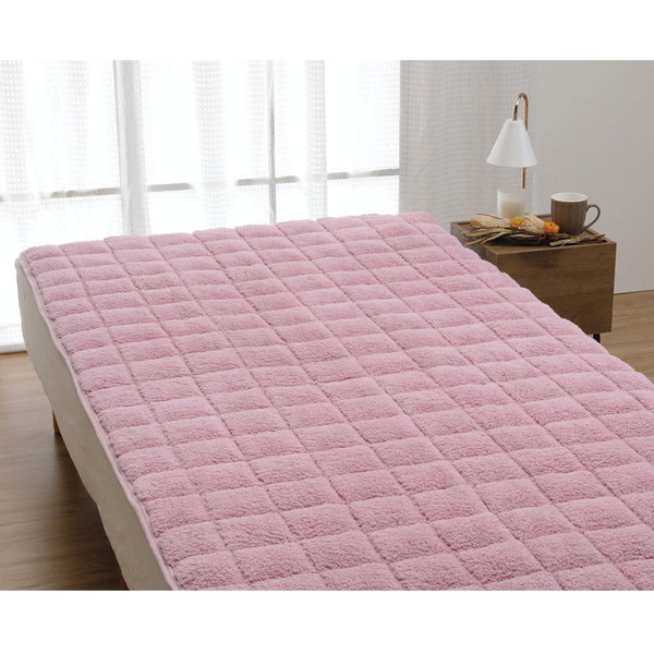 敷きパッド (富士山みくりや溶岩練り込み加工) ピンク