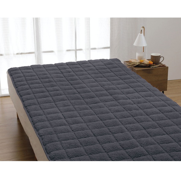 敷きパッド (富士山みくりや溶岩練り込み加工) グレー