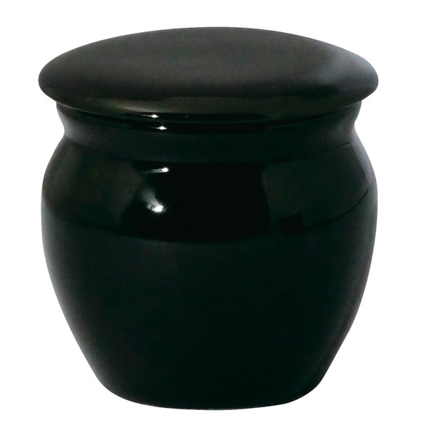 [日常茶飯器] 漆黒 梅干鉢(小)