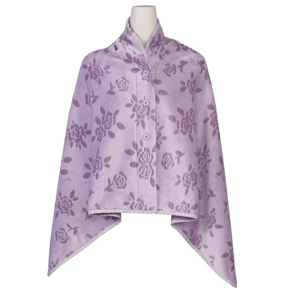 ワコール らくラクパートナー マルチクロス（肩かけ・ひざかけ） DZL038 パープル