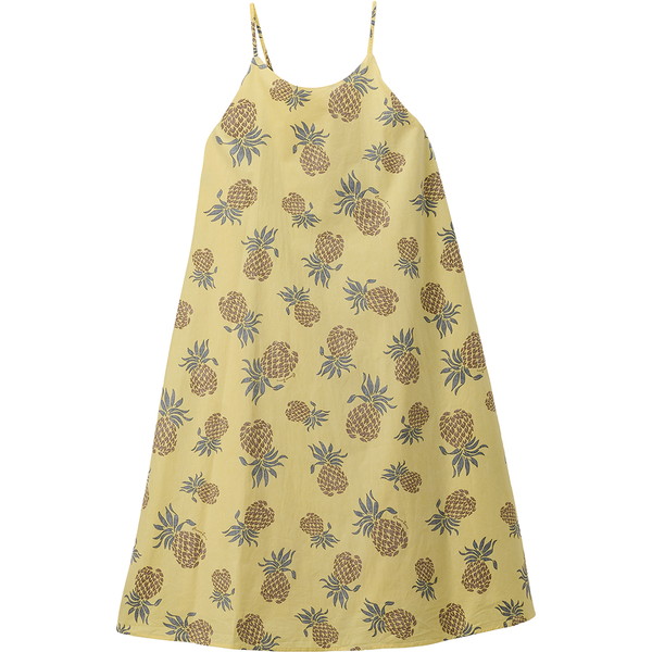 ココナッツジュース かりゆしウェア キャミロングワンピース (ア フイ ホウ) イエロー