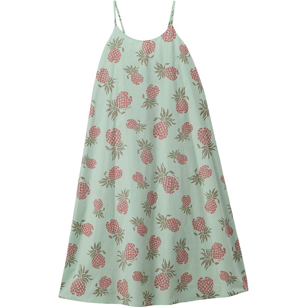 ココナッツジュース かりゆしウェア キャミロングワンピース (ア フイ ホウ) グリーン