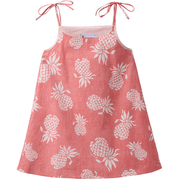 ココナッツジュース かりゆしウェア キッズワンピース(ア フイ ホウ) レッド 120