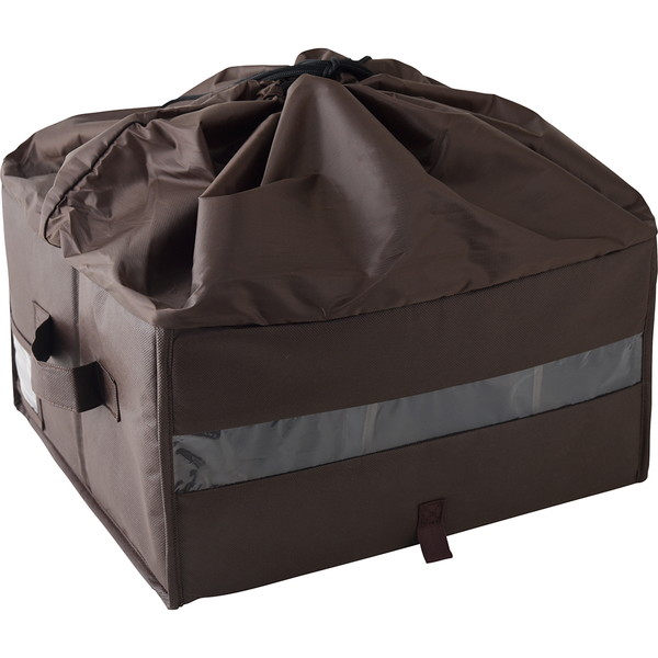 除湿消臭機能付き バッグ収納ボックス ブラウン