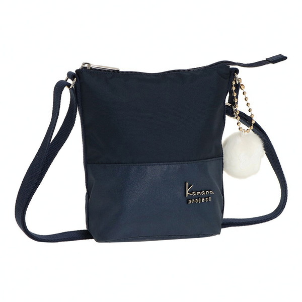 [カナナプロジェクト コレクション] ショルダーバッグ 抗菌・抗ウィルスポケット付 S ネイビー