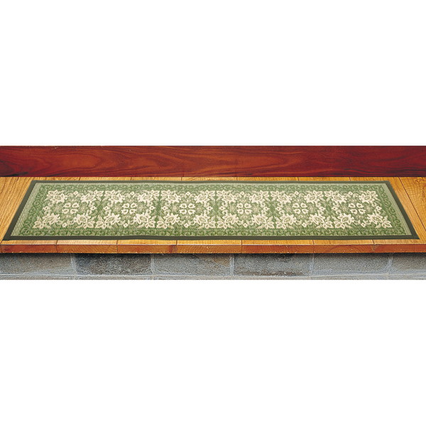 三重織 い草玄関マット 30×120cm グリーン