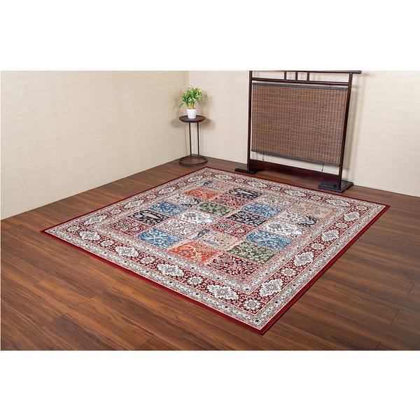 転写プリント (カメリア) カーペット 2畳用