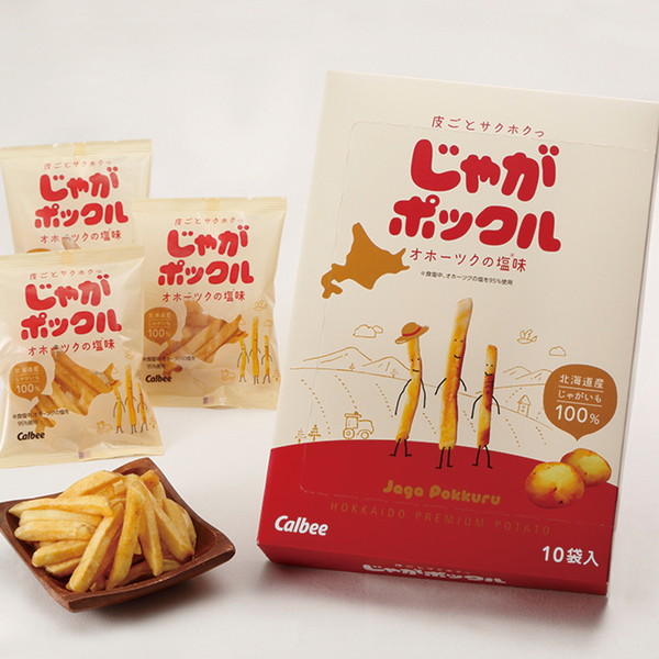 [カルビー] じゃがポックル オホーツクの塩味