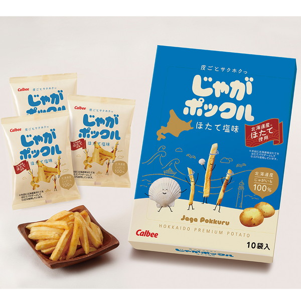 [カルビー] じゃがポックル ほたて塩