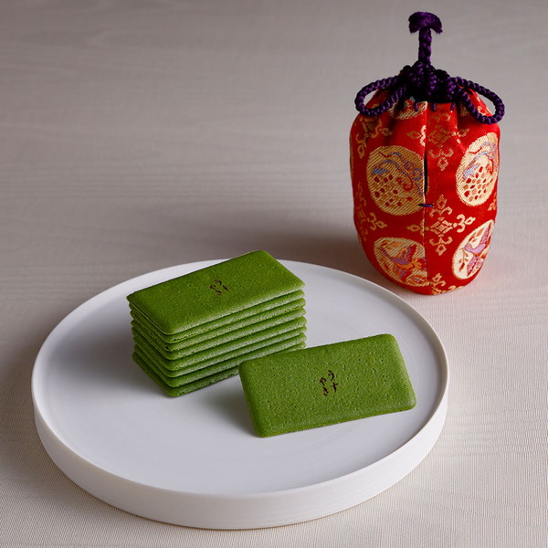 [京都 北山 マールブランシュ]お濃茶ラングドシャ「茶の菓うすやき」