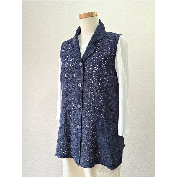 [四季]襟付きベストM