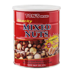東洋ナッツ スナッキーミックスナッツ缶 1,296円