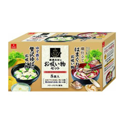 アスザックフーズ 厳選具材のお吸い物セット８食 918円