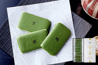 [京都 北山 マールブランシュ]お濃茶ラングドシャ「茶の菓」