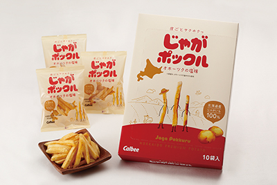 [カルビー] じゃがポックル オホーツクの塩味