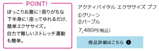 アクティバイタル エクササイズ　プフ
