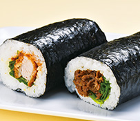 [かつヰ]牛めし＆ヒレカツのハーフ＆ハーフ恵方巻