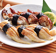 ＜鮮魚丸福＞うなぎ・あなご握り（1パック）