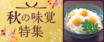 秋の味覚特集