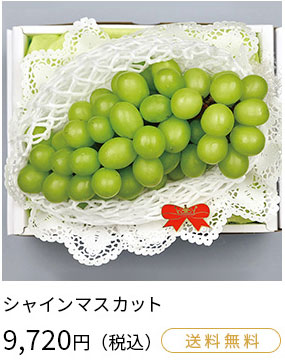 シャインマスカット 9720円