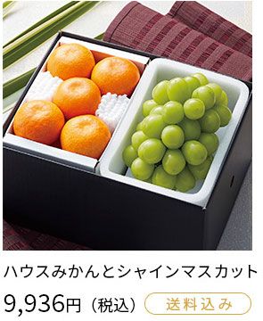 ハウスみかんとシャインマスカット 9936円