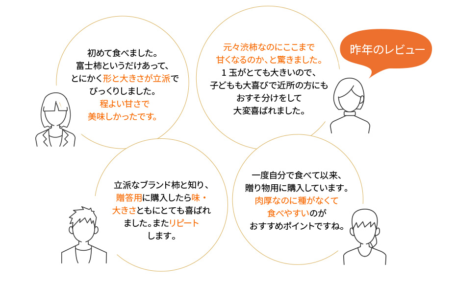 愛媛県産 富士柿 レビュー