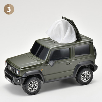 ウェットティッシュケース ジムニーシエラ ジャングルグリーン