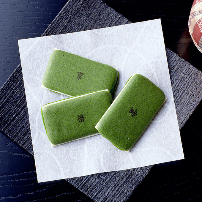 [京都 北山 マールブランシュ]お濃茶ラングドシャ「茶の菓」