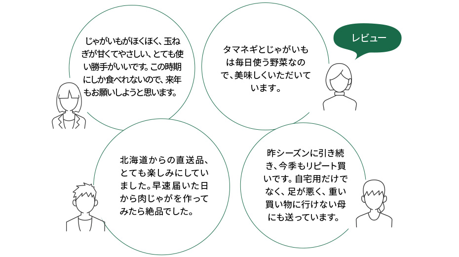 北海道 野菜2点セット レビュー