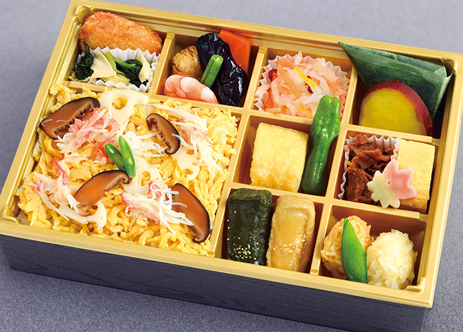〈梅の花〉季節弁当ことぶき（ちらし寿司）